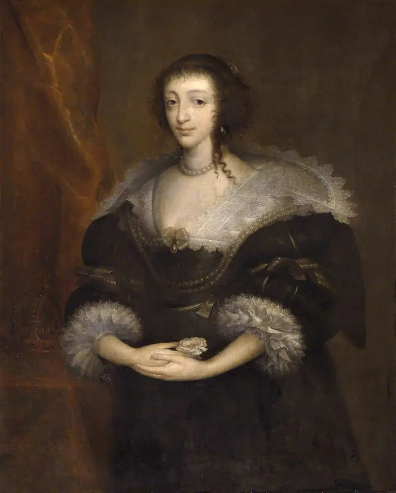 Reine Henriette Marie (1609–1669), maka till Karl I - Antoine van Dyck