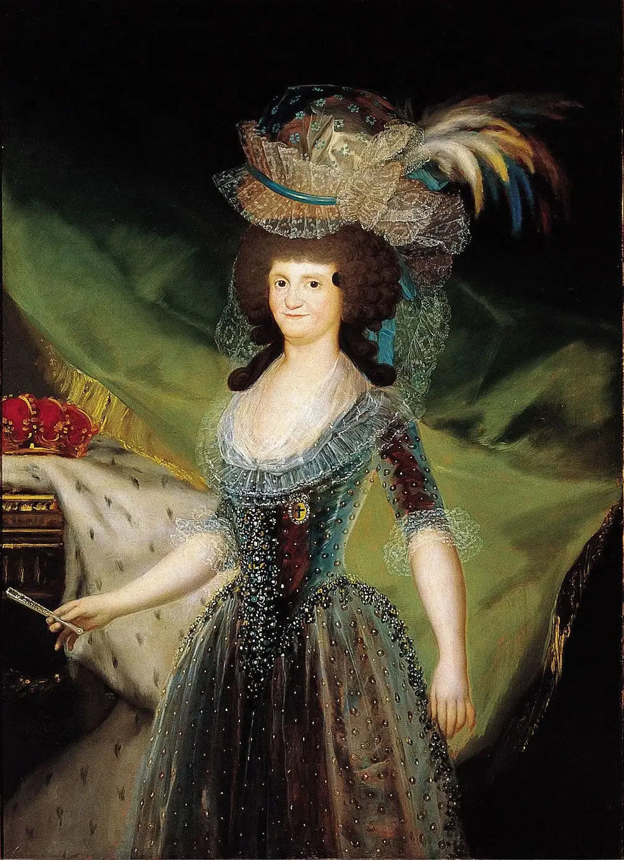 Drottning María Luisa - Francisco de Goya
