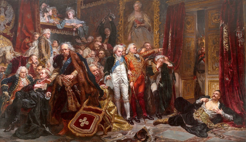 Rejtan - Polens fall. - Jan Matejko