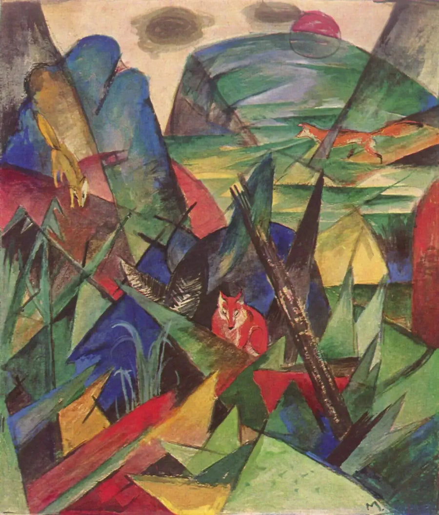 Rävar - Franz Marc