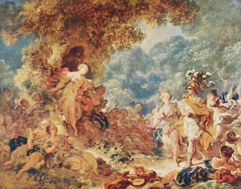 Renaud i Armides trädgårdar - Jean-Honoré Fragonard