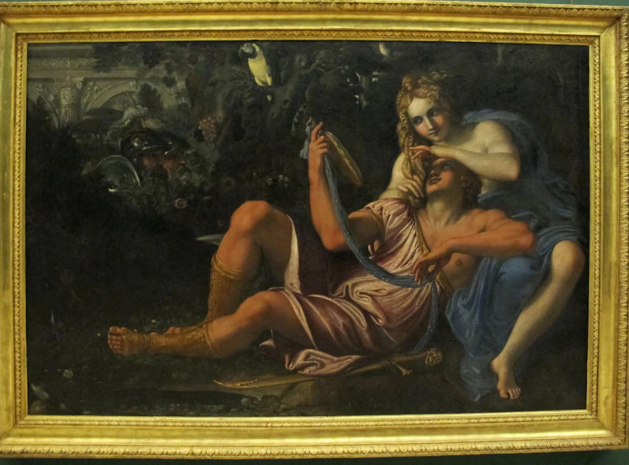 Renaud och Armide - Annibale Carracci