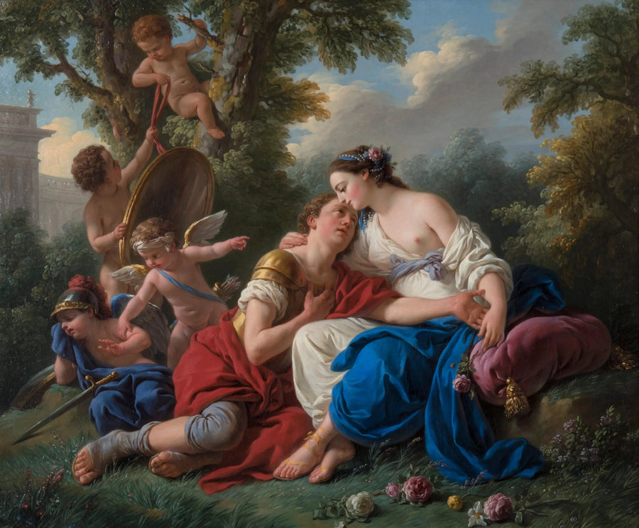 Renaud och Armide - Louis Jean François Lagrenée