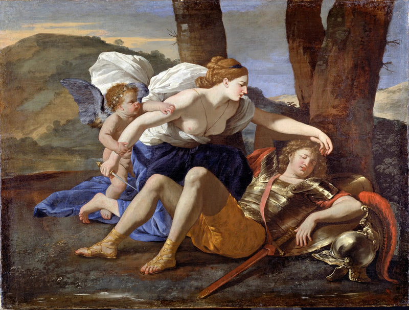 Renaud och Armide - Nicolas Poussin