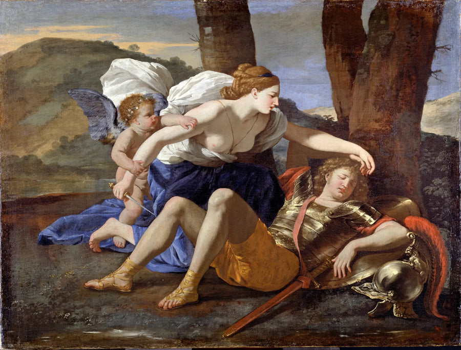 Renaud och Armide - Nicolas Poussin