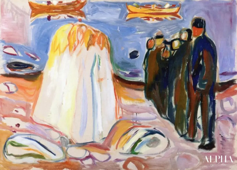 Rencontre - Edvard Munch - Reproductions de tableaux et peintures haut de gamme