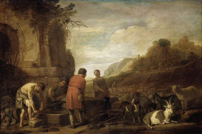 La rencontre de Jacob et Rachel - Nicolaes Cornelisz Moeyaert