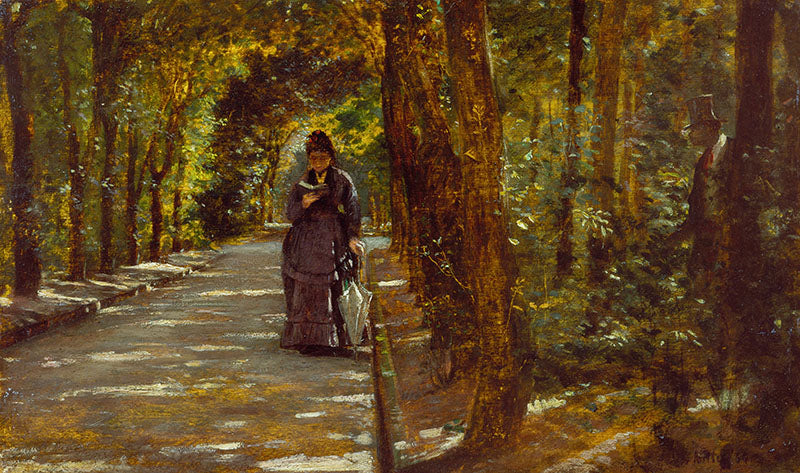 Möt i Portici-skogen - Giuseppe De Nittis