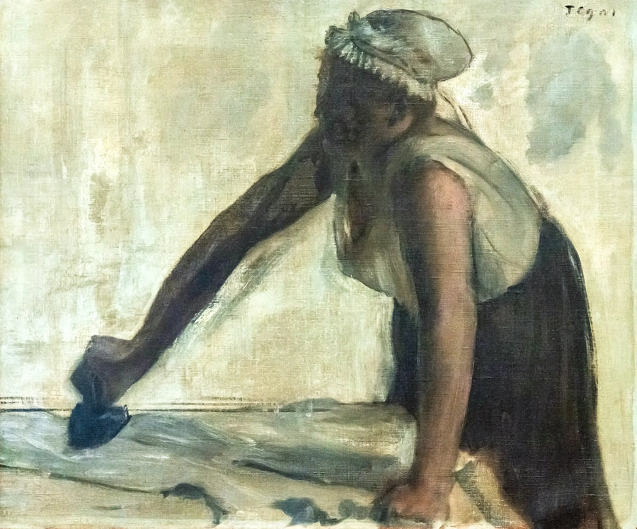 Den bakgrundsbelysta strykerskan - Edgar Degas