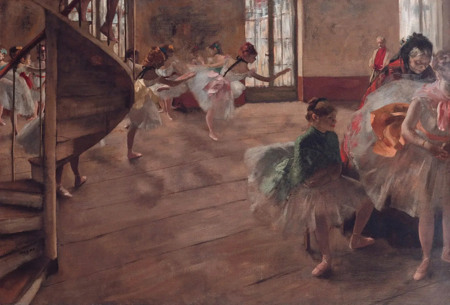 Balettåterupprepning - Edgar Degas