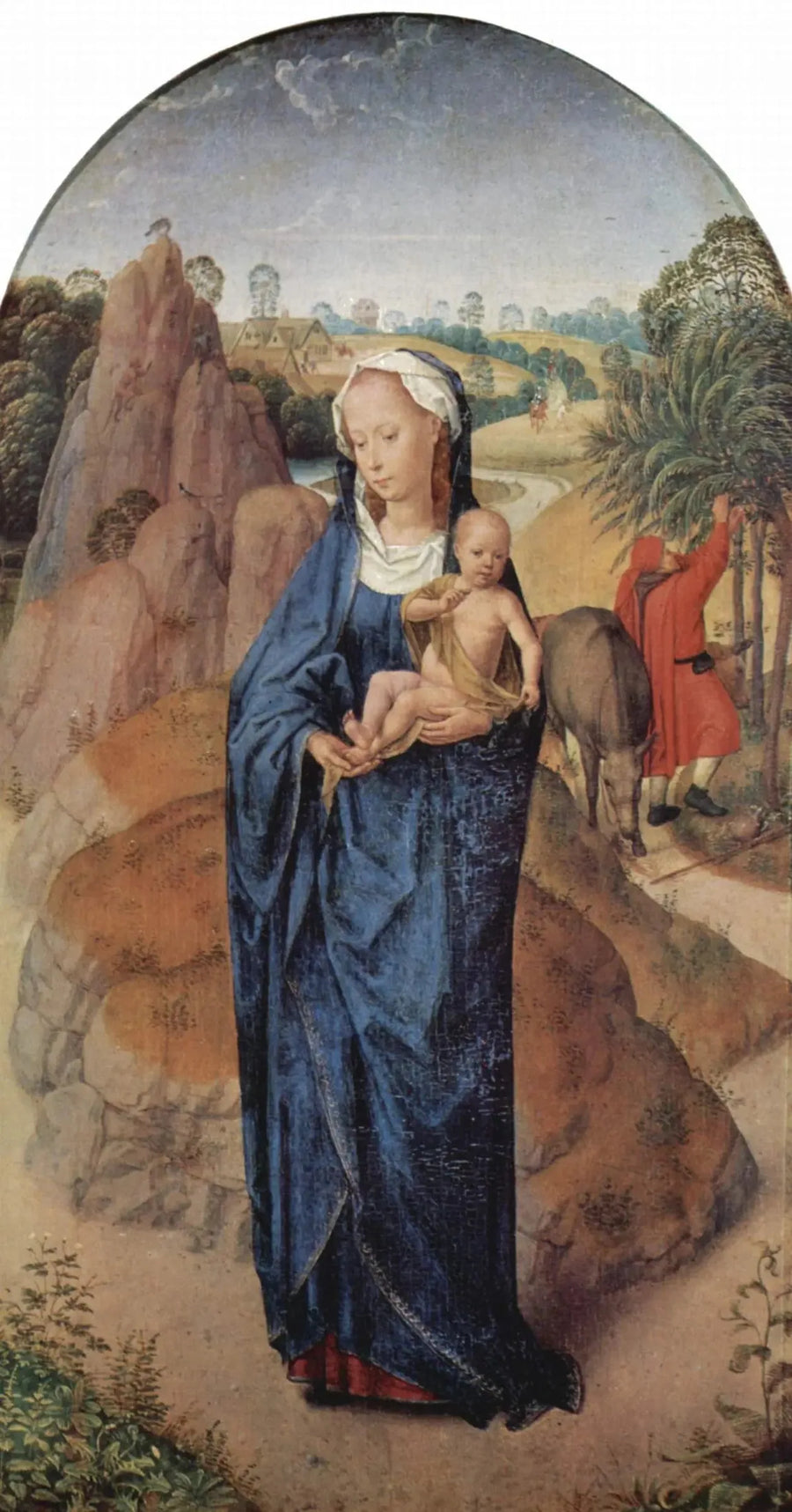 Vila under flykten till Egypten - Hans Memling