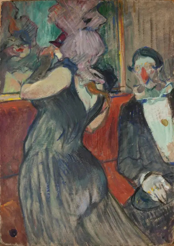 Återställning under maskeradbalen - Henri de Toulouse-Lautrec
