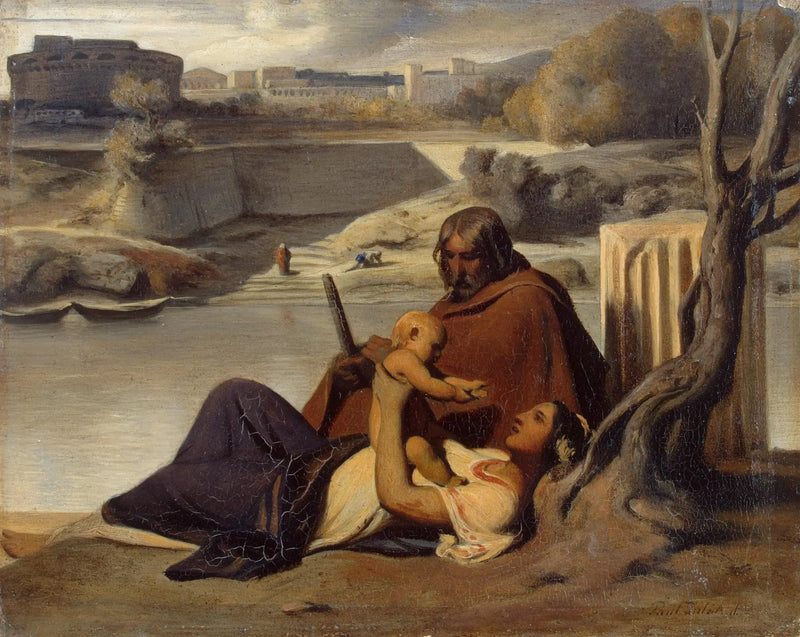 Vila vid Tiberns stränder - Paul Delaroche