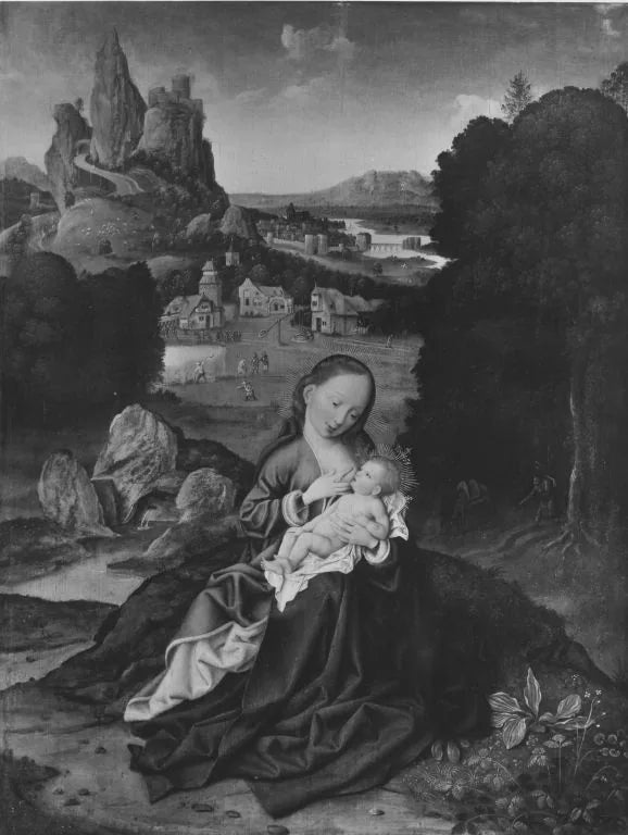 Vila under flygningen - Joos van Cleve
