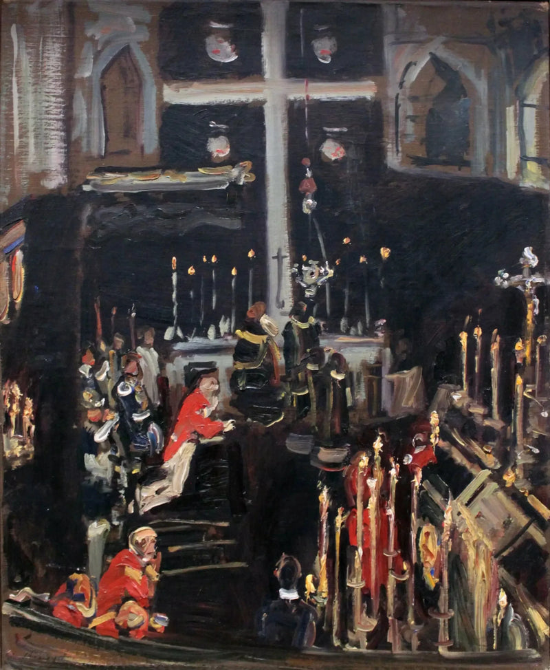 Requiem för St. Georgs riddare - Max Slevogt