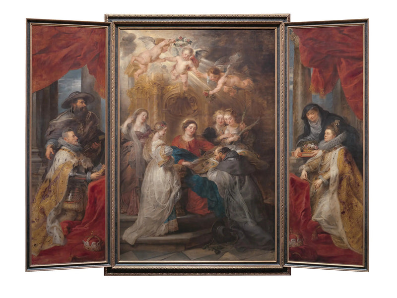 Retabel av Ildefonse - Peter Paul Rubens