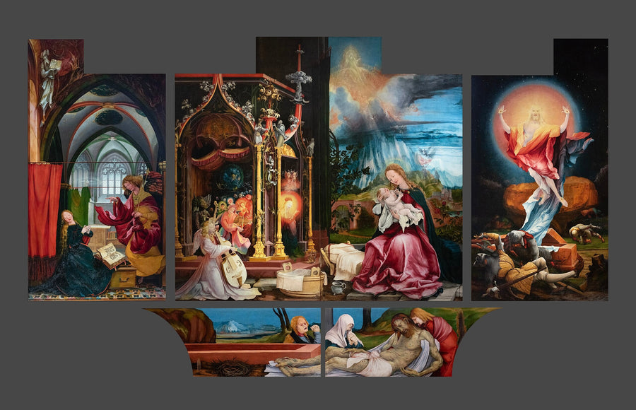 Issenheim altartavla första öppningen - Matthias Grünewald