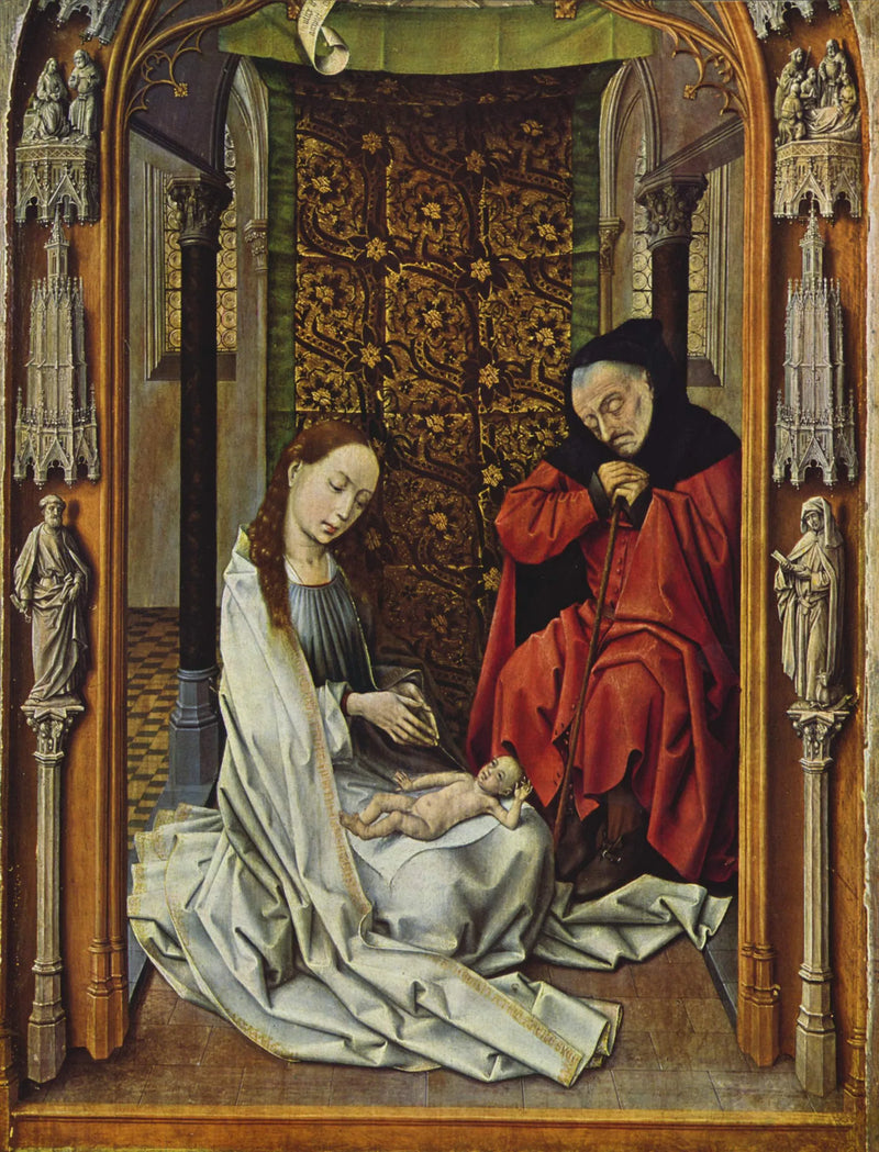 Kapellretabel: Heliga familjen - Juan de Flandes