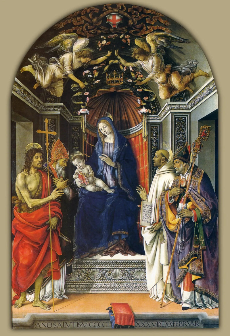 Retabel av herregården - Fra Filippo Lippi
