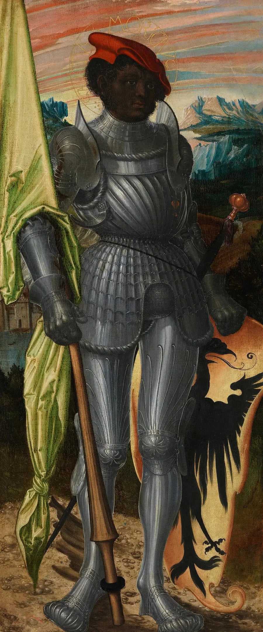 Pfirtscher altartavla: Saint Maurice - Lucas Cranach den äldre