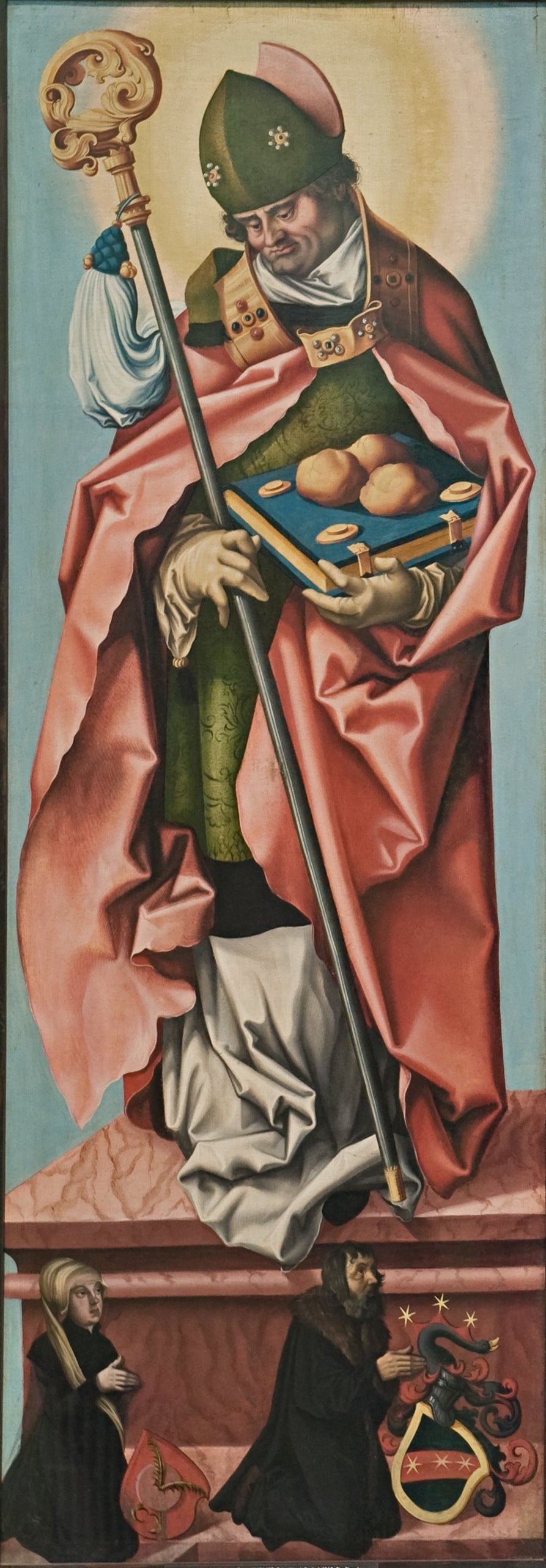 Retabel av Saint Jean: Saint Nicolas - Hans Baldung Grien