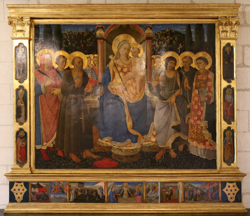 Retabel av Saint Jérôme - Zanobi Strozzi