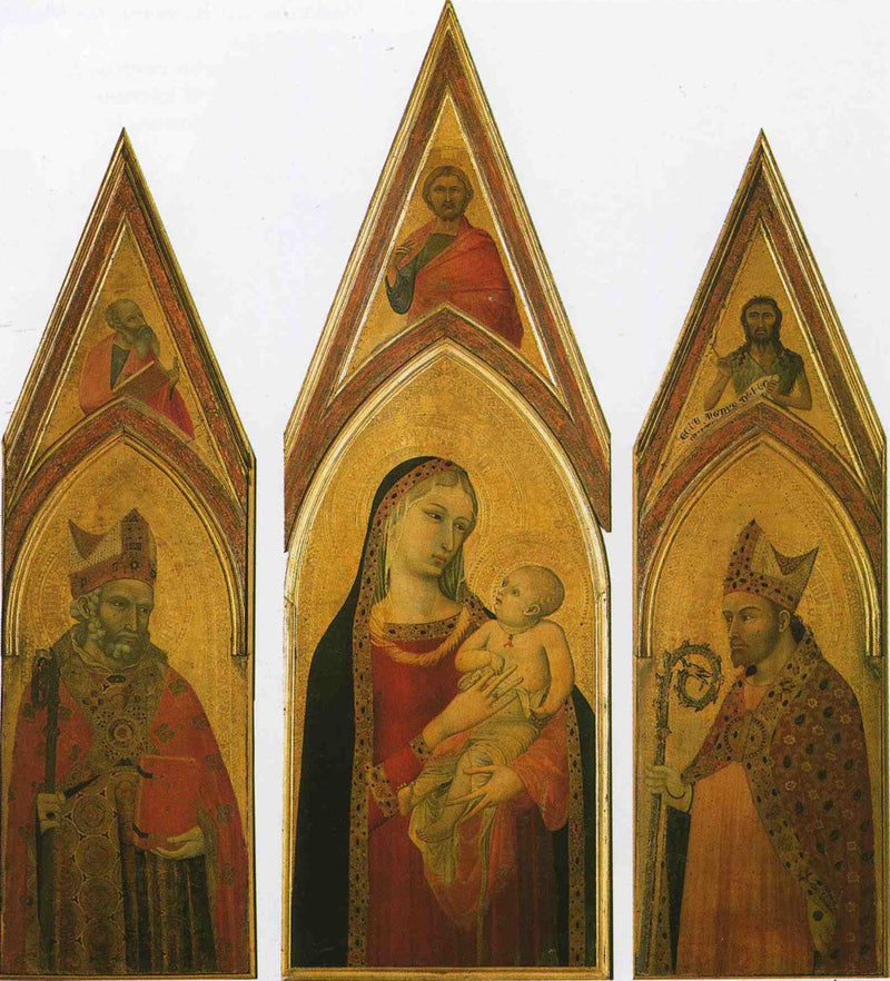 Retabel av Saint Proculus - Ambrogio Lorenzetti