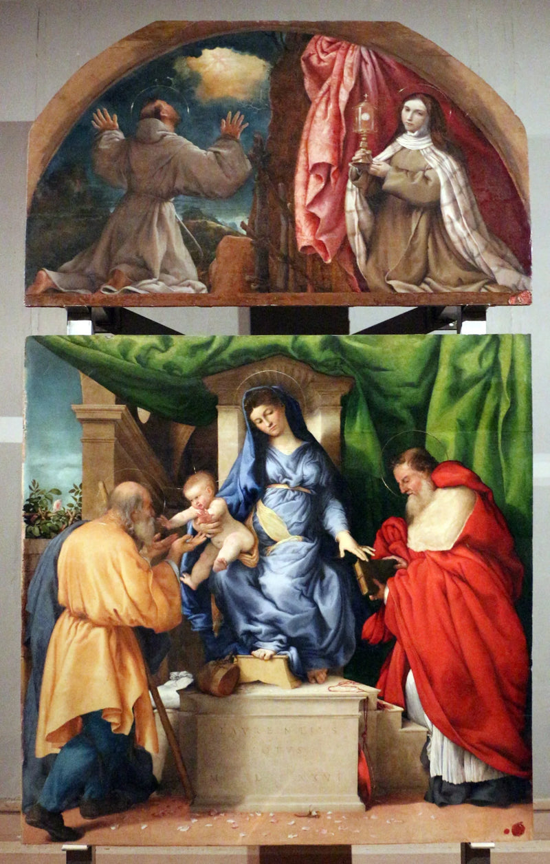 Retabel av San Francesco al Monte - Lorenzo Lotto