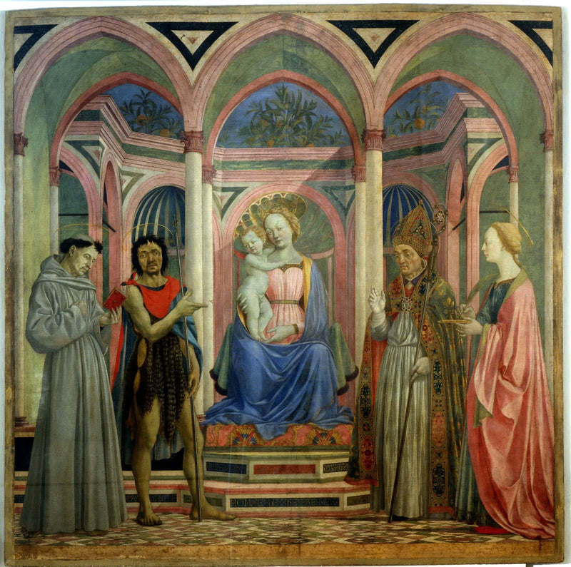 Retabel av Santa Lucia dei Magnoli - Domenico Veneziano