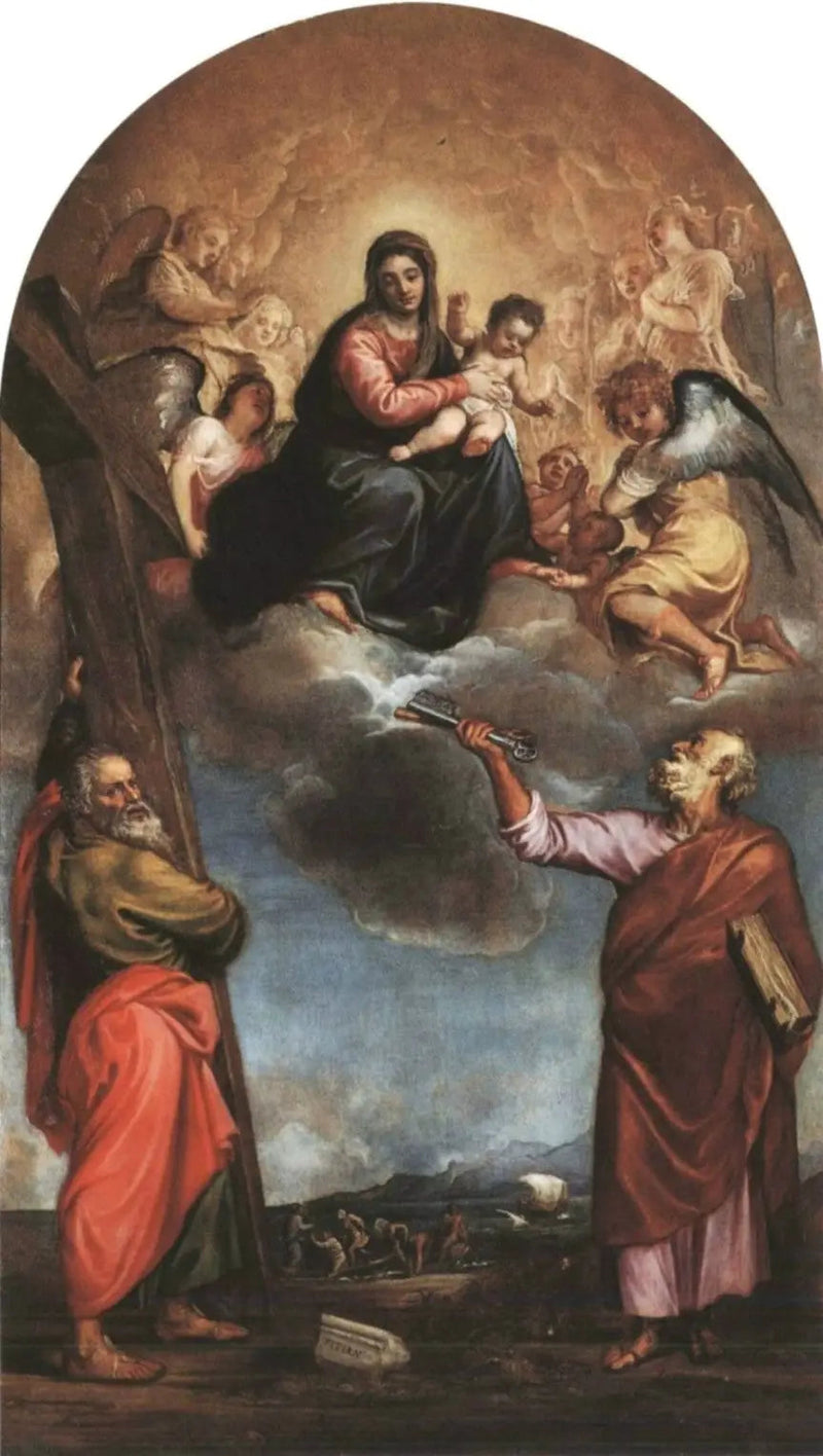 Retabel av Serravalle - Titian