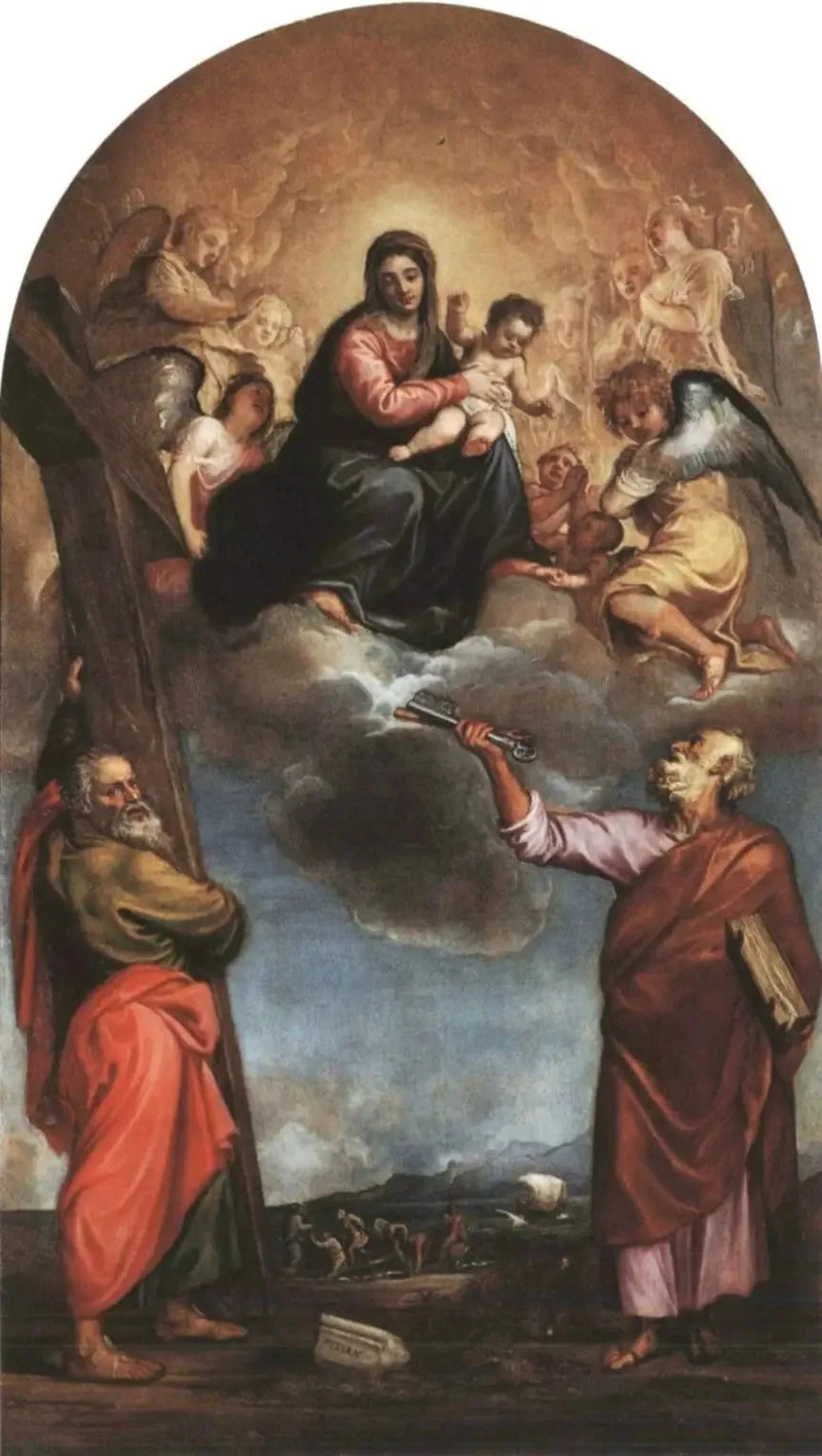 Retabel av Serravalle - Titian