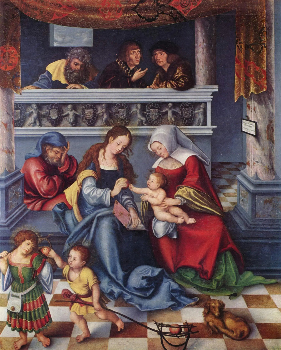 Torgau altartavla: Helig släkt - Lucas Cranach den äldre