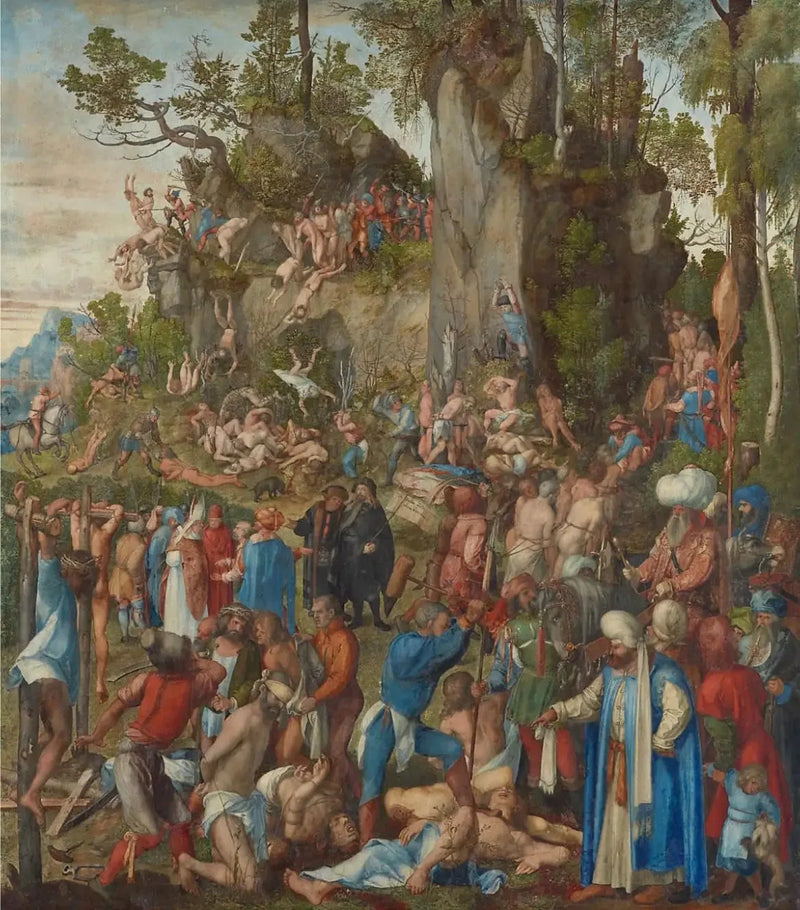 Retabel av de ti tusen martyrerna - Albrecht Dürer
