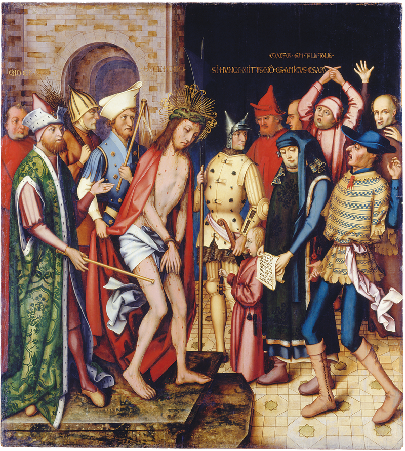 Dominikanskt altarskåp från Frankfurt: Ecce Homo - Hans Holbein den äldre