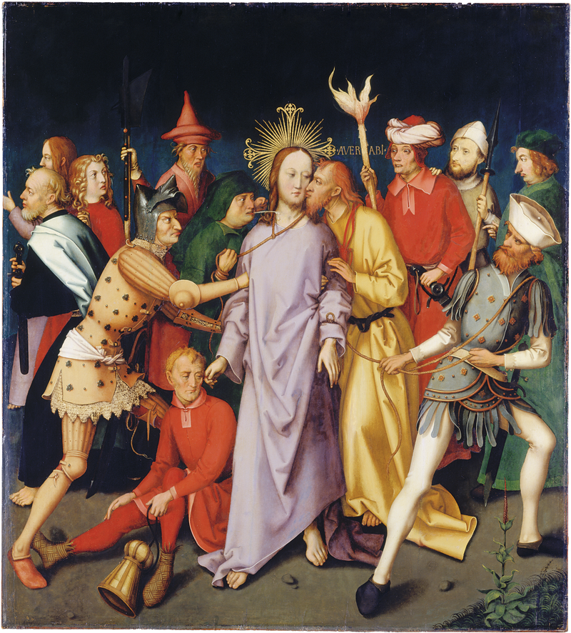 Dominikanskt altartavla från Frankfurt: Kristus arresteras - Hans Holbein den äldre
