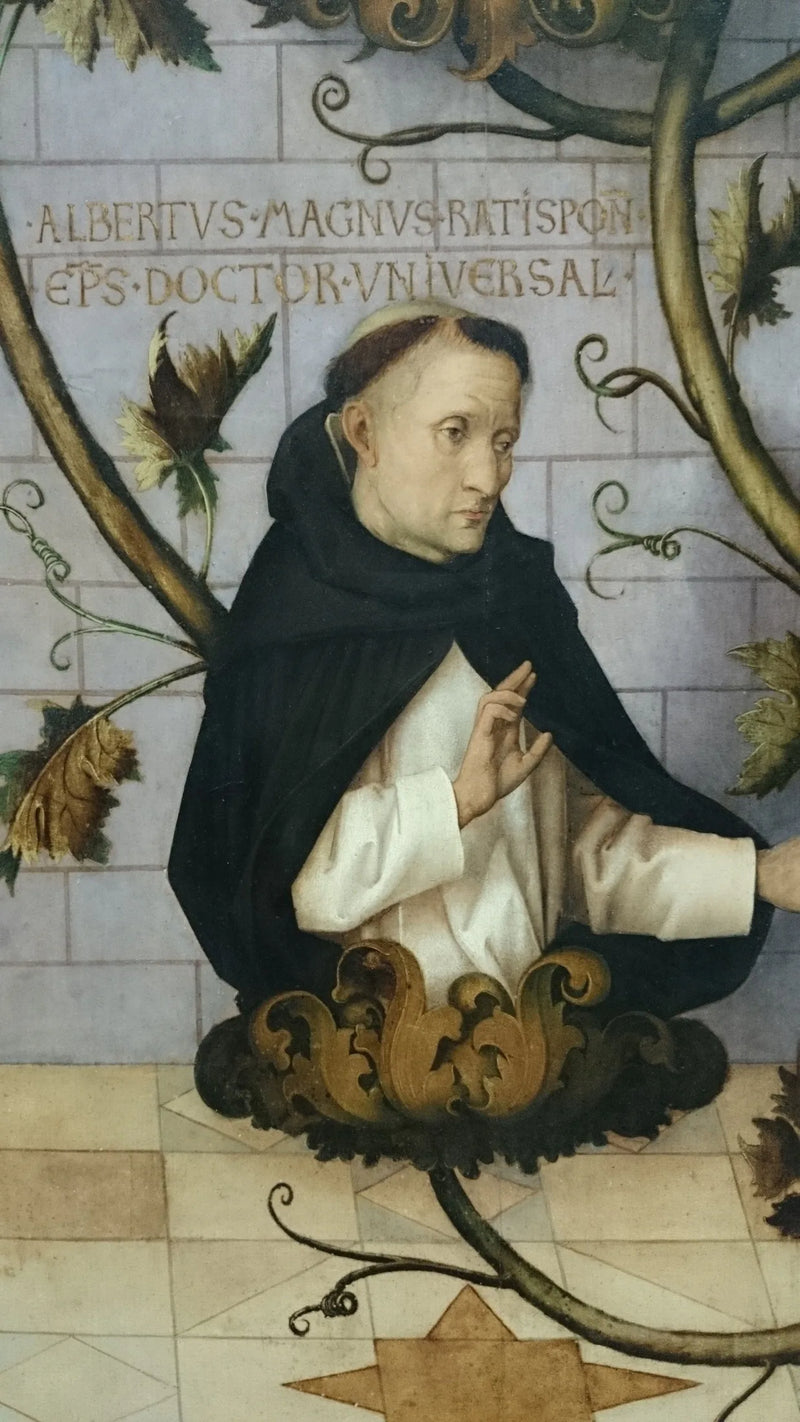 Dominikansk altartavla från Frankfurt: Dominikanska orden linje (nedre del) - Hans Holbein den äldre