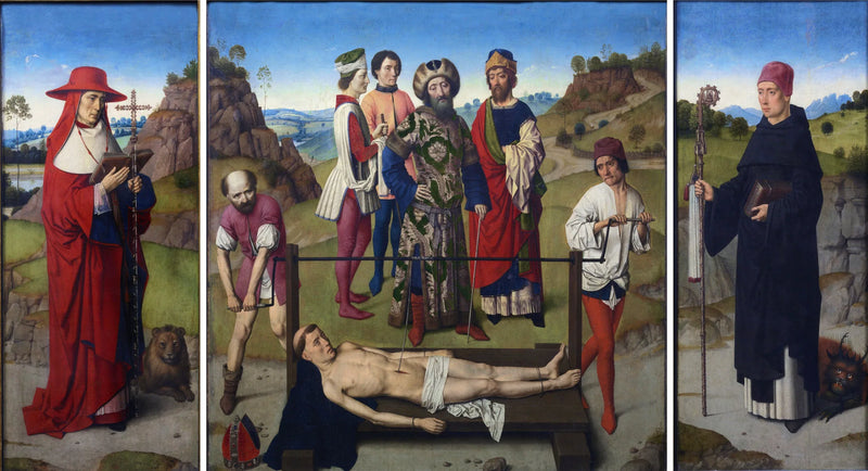 Retabel av martyriet av helige Erasmos - Dirk Bouts