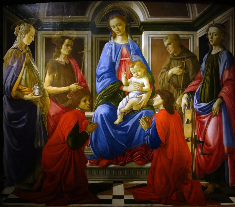 Retabel av Saint-Ambroise - Sandro Botticelli