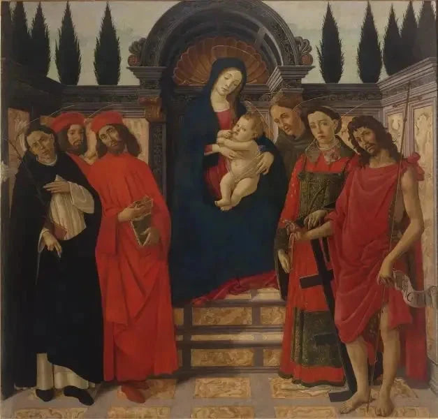 retabeln från Trebbio - Sandro Botticelli