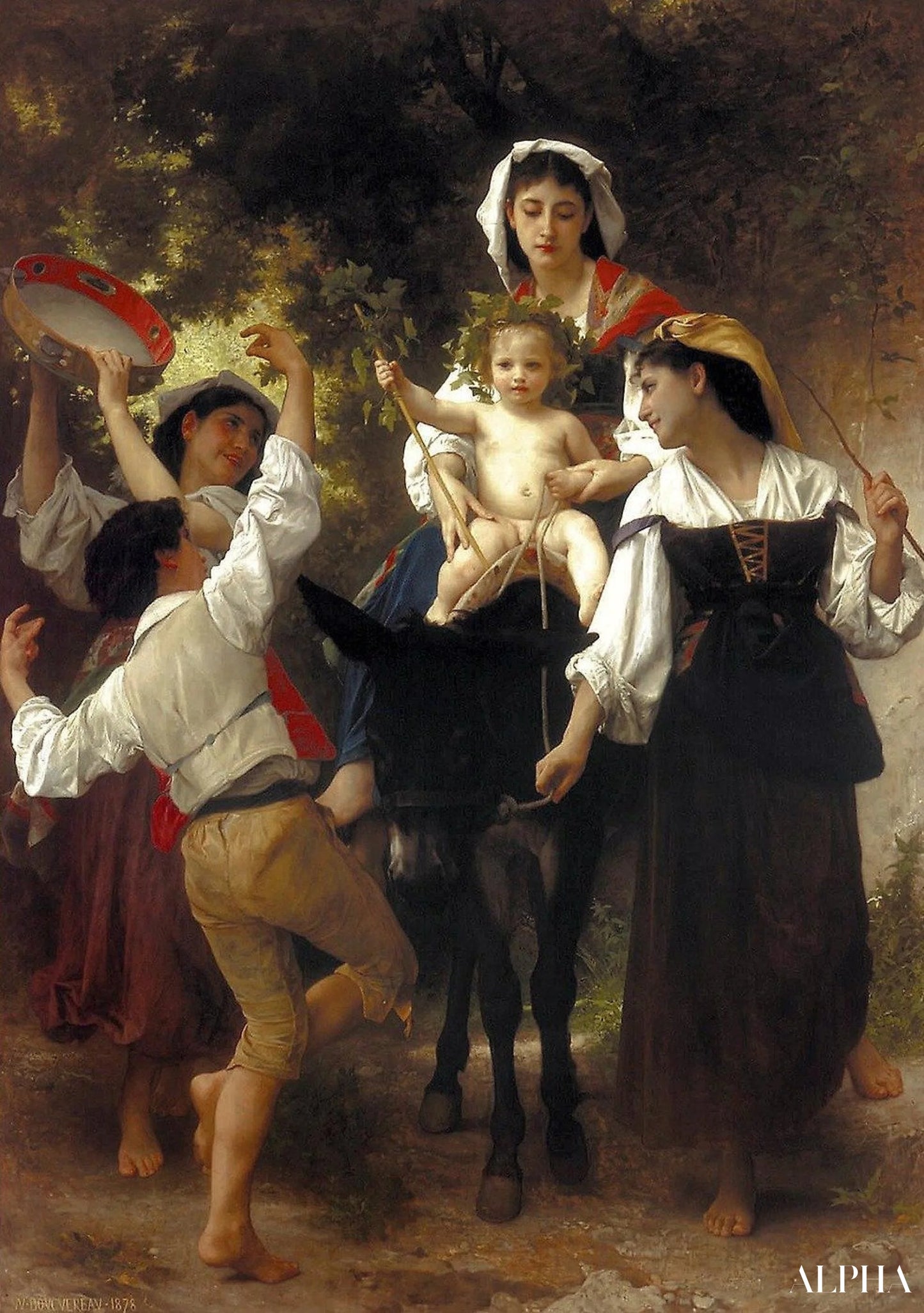 Retour de la moisson - William Bouguereau - Reproductions de tableaux et peintures haut de gamme