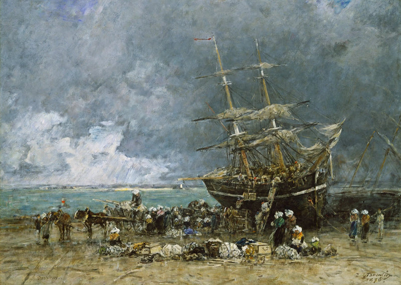Återkomst av Newfoundland - Eugène Boudin