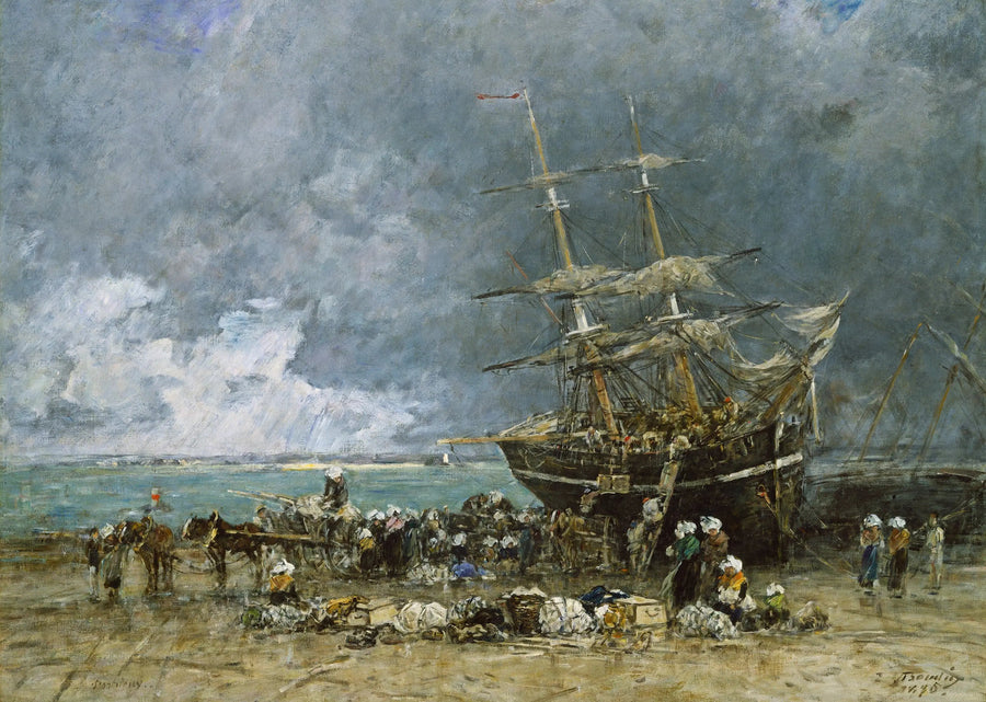 Återkomst av Newfoundland - Eugène Boudin