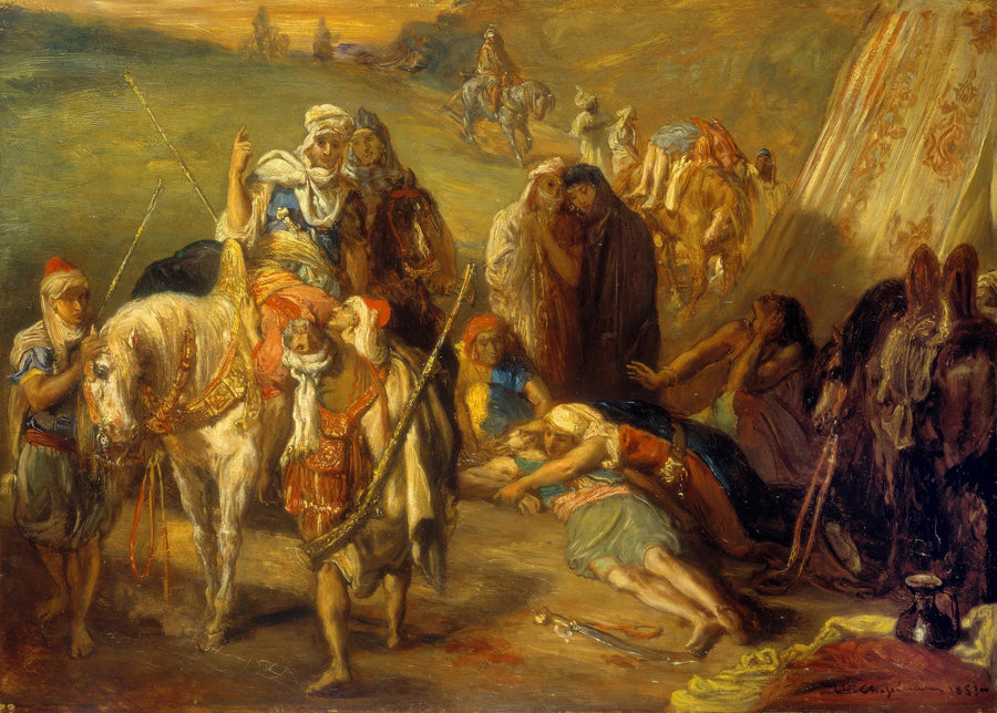 Returnerade skadade - Théodore Chassériau