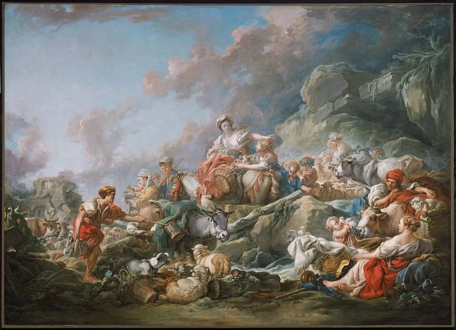 Marknadsretur - François Boucher