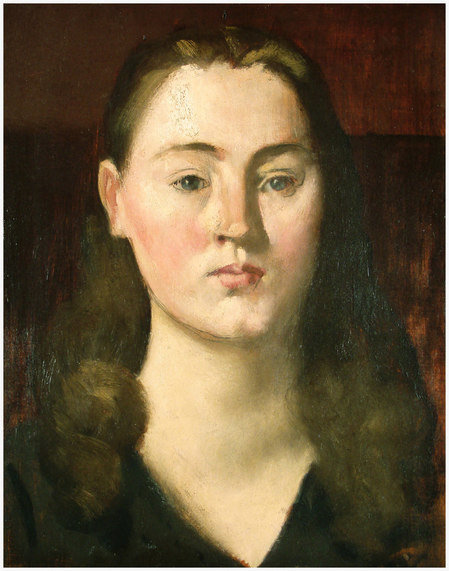 Retrato de la Baronesa Lefèvre - Pierre Puvis de Chavannes
