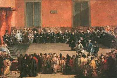Konsulär möte - Giovanni Battista Tiepolo