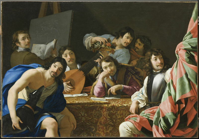Vänskapsmöte - Eustache Le Sueur