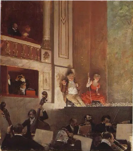 Revyn på varietéteatern - Jean Béraud