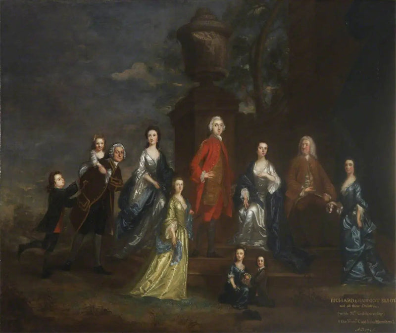 Richard Eliot och hans familj - Joshua Reynolds