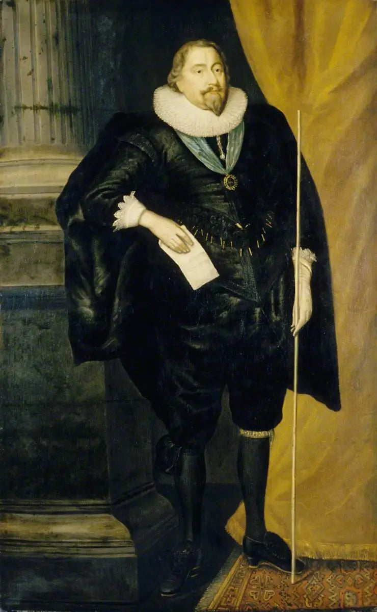 Richard Weston (1577–1635), 1:e earl av Portland, diplomat, kansler för Exchequer och Lord Stor Skattmästare - Antoine van Dyck